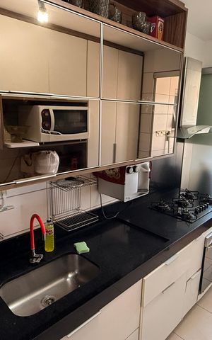 Apartamento à venda com 77m², 2 quartos e 2 vagasCozinha