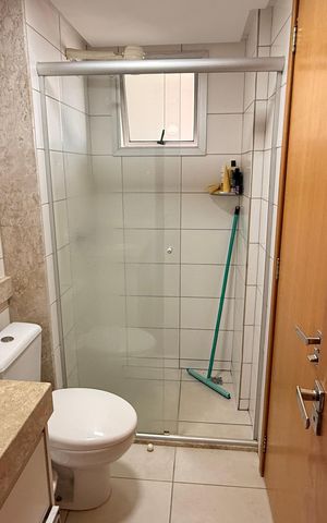 Apartamento à venda com 77m², 2 quartos e 2 vagasBanheiro do Quarto 1