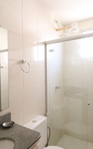 Apartamento para alugar com 68m², 2 quartos e 1 vagaBanheiro do Quarto 1