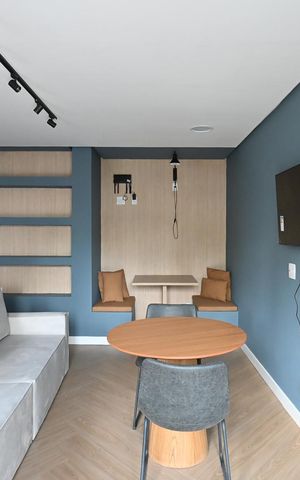 Apartamento para alugar com 37m², 1 quarto e sem vagaCoworking