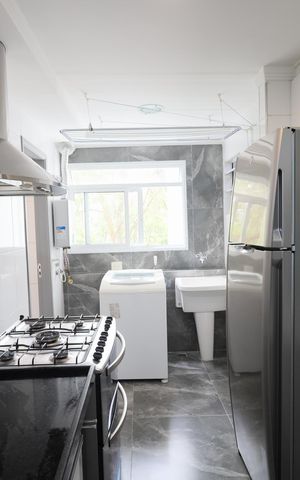 Apartamento à venda com 90m², 3 quartos e 2 vagasCozinha e Área de Serviço