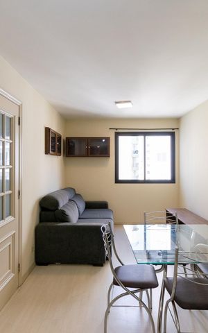 Apartamento para alugar com 42m², 1 quarto e 1 vaga Apartamento para alugar com 42m², 1 quarto e 1 vagaSala