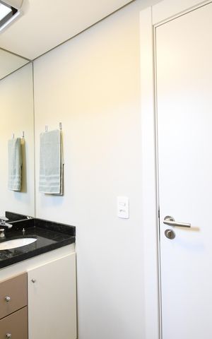 Apartamento à venda com 22m², 1 quarto e sem vagaBanheiro do Studio