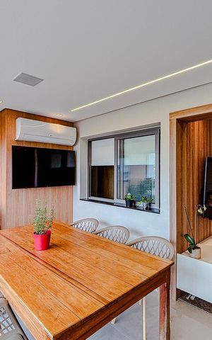 Apartamento para alugar com 91m², 3 quartos e 1 vagaVaranda
