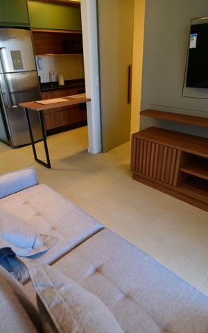 Apartamento para alugar com 46m², 1 quarto e 1 vagaSala