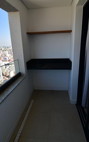 Apartamento para alugar com 46m², 1 quarto e 1 vagaSala - Sacada