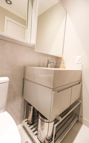 Apartamento para alugar com 58m², 2 quartos e 1 vaga Apartamento para alugar com 58m², 2 quartos e 1 vagaBanheiro da Suíte