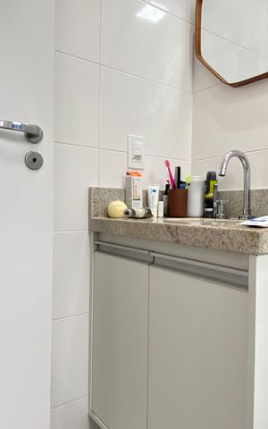Apartamento para alugar com 54m², 2 quartos e 1 vaga Apartamento para alugar com 54m², 2 quartos e 1 vagaBanheiro 2