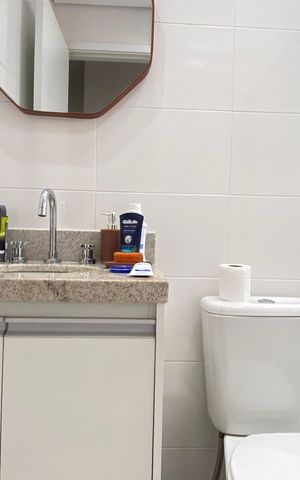 Apartamento para alugar com 54m², 2 quartos e 1 vaga Apartamento para alugar com 54m², 2 quartos e 1 vagaBanheiro 2