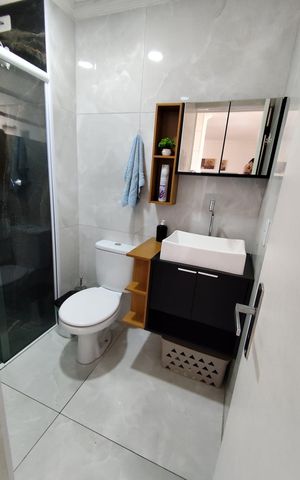 Apartamento à venda com 52m², 2 quartos e 1 vaga Apartamento à venda com 52m², 2 quartos e 1 vagaBanheiro