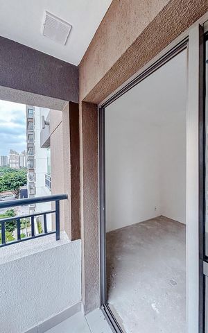 Studio à venda com 26m², 1 quarto e sem vagaVaranda