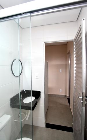 Studio para alugar com 60m², 1 quarto e sem vaga Studio para alugar com 60m², 1 quarto e sem vagaBanheiro Social