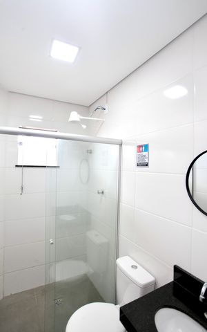 Studio para alugar com 60m², 1 quarto e sem vaga Studio para alugar com 60m², 1 quarto e sem vagaBanheiro Social