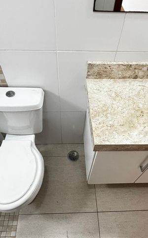 Apartamento para alugar com 50m², 2 quartos e 1 vaga Apartamento para alugar com 50m², 2 quartos e 1 vagaBanheiro da Suíte