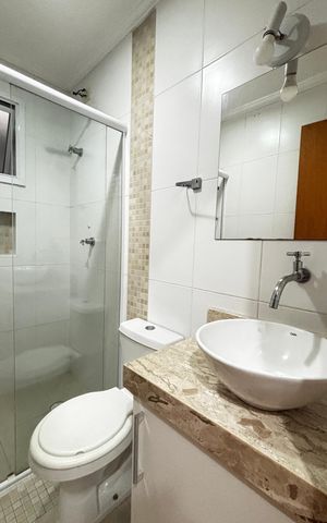 Apartamento para alugar com 50m², 2 quartos e 1 vaga Apartamento para alugar com 50m², 2 quartos e 1 vagaBanheiro