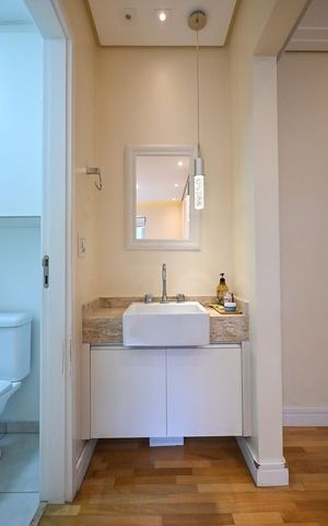 Apartamento para alugar com 38m², 1 quarto e 1 vagaBanheiro Suíte