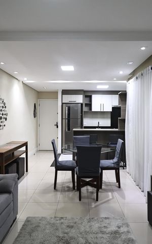 Apartamento para alugar com 58m², 1 quarto e 1 vaga Apartamento para alugar com 58m², 1 quarto e 1 vagaSala