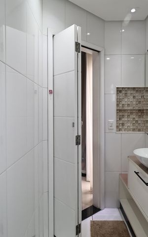 Apartamento para alugar com 58m², 1 quarto e 1 vaga Apartamento para alugar com 58m², 1 quarto e 1 vagaBanheiro da Suíte