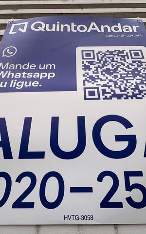 Apartamento para alugar com 58m², 1 quarto e 1 vaga Apartamento para alugar com 58m², 1 quarto e 1 vagaFachada + placa grande HVTG-3058