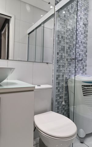 Apartamento para alugar com 58m², 1 quarto e 1 vaga Apartamento para alugar com 58m², 1 quarto e 1 vagaBanheiro