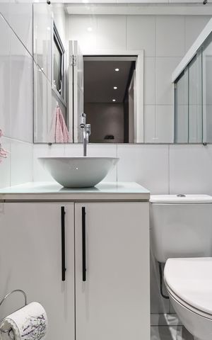 Apartamento para alugar com 58m², 1 quarto e 1 vaga Apartamento para alugar com 58m², 1 quarto e 1 vagaBanheiro
