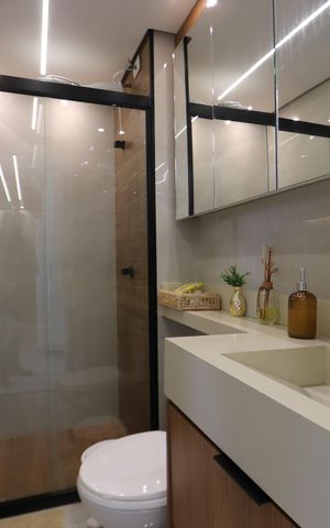 Apartamento para alugar com 40m², 2 quartos e sem vagaBanheiro