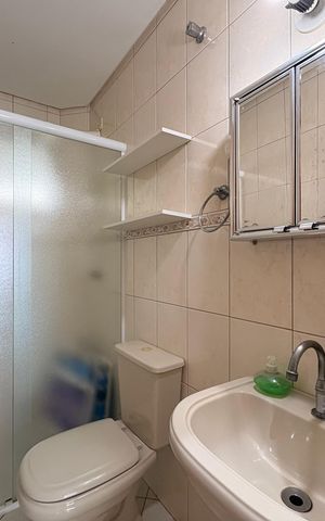 Casa para alugar com 40m², 1 quarto e sem vaga Casa para alugar com 40m², 1 quarto e sem vagaBanheiro