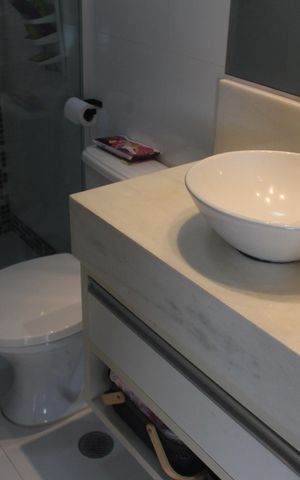 Apartamento para alugar com 80m², 2 quartos e 2 vagasBanheiro Social