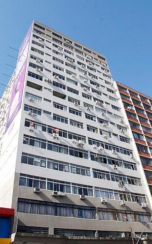 Studio à venda com 44m², 1 quarto e sem vagaFachada
