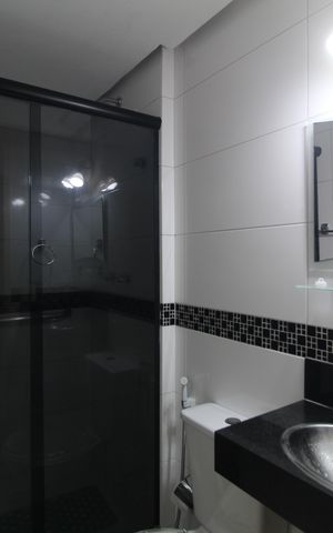 Casa de condomínio à venda com 120m², 3 quartos e 1 vagaBanheiro Social