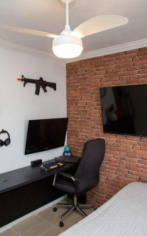 Apartamento à venda com 134m², 4 quartos e 2 vagasQuarto 3