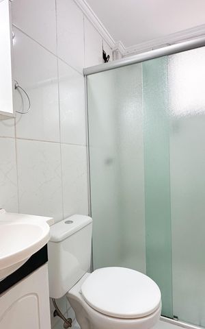 Apartamento para alugar com 85m², 2 quartos e 1 vaga Apartamento para alugar com 85m², 2 quartos e 1 vagaBanheiro Social