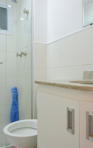 Apartamento para alugar com 66m², 2 quartos e 1 vagaBanheiro