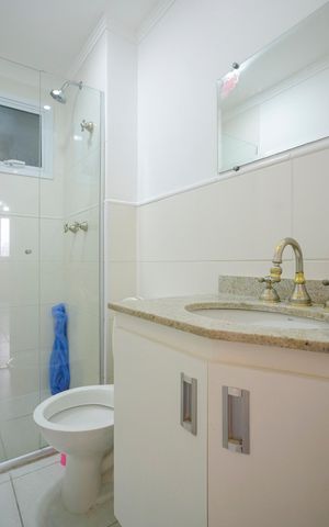 Apartamento para alugar com 66m², 2 quartos e 1 vagaBanheiro