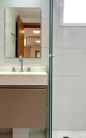 Apartamento à venda com 31m², 1 quarto e 1 vaga Apartamento à venda com 31m², 1 quarto e 1 vagaBanheiro