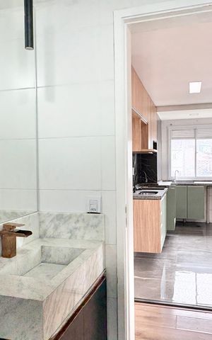 Apartamento para alugar com 42m², 2 quartos e sem vaga Apartamento para alugar com 42m², 2 quartos e sem vagaBanheiro