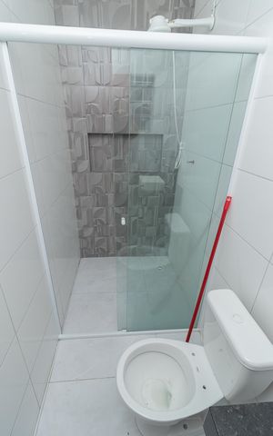 Casa para alugar com 70m², 1 quarto e sem vagaBanheiro da Suíte