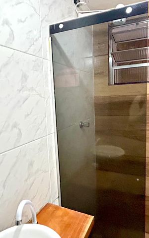Studio para alugar com 38m², 1 quarto e sem vaga Studio para alugar com 38m², 1 quarto e sem vagaBanheiro