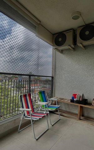 Apartamento à venda com 59m², 2 quartos e 1 vaga Apartamento à venda com 59m², 2 quartos e 1 vagaVaranda