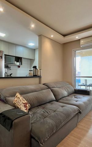 Apartamento à venda com 59m², 2 quartos e 1 vaga Apartamento à venda com 59m², 2 quartos e 1 vagaSala