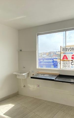 Apartamento para alugar com 40m², 2 quartos e sem vaga Apartamento para alugar com 40m², 2 quartos e sem vagaCozinha - Área de Serviço