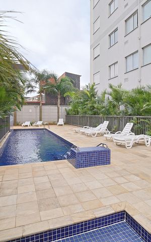 Apartamento para alugar com 44m², 2 quartos e 1 vagaÁrea comum - Piscina