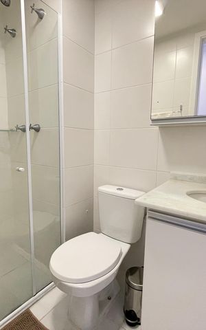 Apartamento à venda com 65m², 2 quartos e 1 vaga Apartamento à venda com 65m², 2 quartos e 1 vagaBanheiro Social