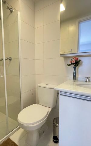 Apartamento à venda com 65m², 2 quartos e 1 vaga Apartamento à venda com 65m², 2 quartos e 1 vagaBanheiro da Suíte