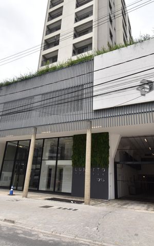 Studio para alugar com 22m², 1 quarto e sem vagaFachada do condomínio