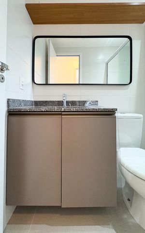 Apartamento para alugar com 57m², 2 quartos e 1 vagaBanheiro Social
