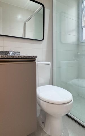 Apartamento para alugar com 57m², 2 quartos e 1 vagaBanheiro Social