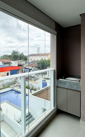 Apartamento para alugar com 57m², 2 quartos e 1 vagaSacada