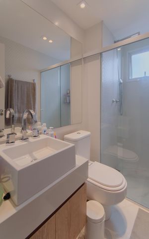Apartamento para alugar com 63m², 2 quartos e 1 vaga Apartamento para alugar com 63m², 2 quartos e 1 vagaBanheiro