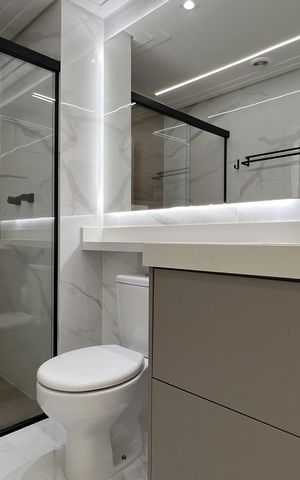 Apartamento à venda com 75m², 3 quartos e 2 vagas Apartamento à venda com 75m², 3 quartos e 2 vagasBanheiro